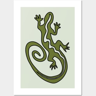 A cool lizard Posters and Art